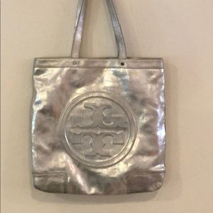 Tory Burch Silver Tote